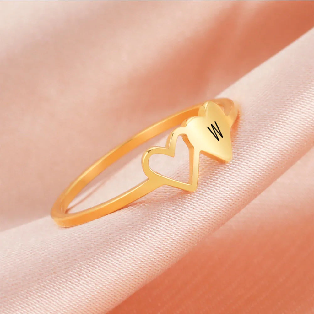 LoveLetter A-Z Ring