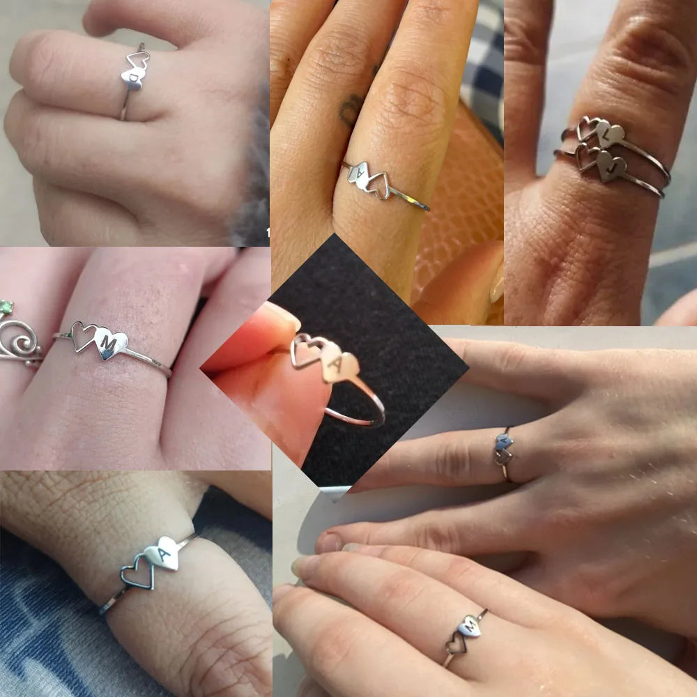 LoveLetter A-Z Ring
